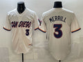 San Diego Padres #3 Jackson Merrill Cream JEROMEN 2026 City Connect Stadium Stitched Jersey