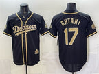 Los Angeles Dodgers #17 Shohei Ohtani Black JEROMEN 2026 Armed Forces Day Stitched Jersey