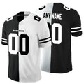 Custom W.Redskins Black And White JEROMEN Split Vapor Untouchable Limited Jersey
