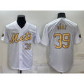 New York Mets #39 Edwin Diaz Number White JEROMEN 2022 All Star Stitched Cool Base Jersey