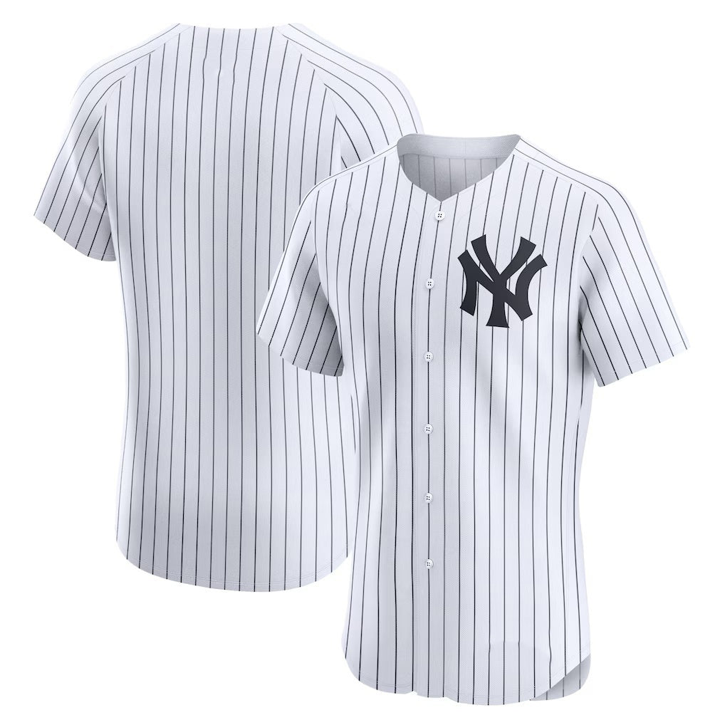 New York Yankees White JEROMEN Home Elite Jersey