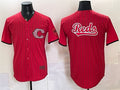 Cincinnati Reds Team Big Logo Red JEROMEN 2026 City Connect Stadium Stitched Jersey