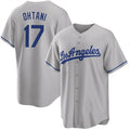 Los Angeles Dodgers #17 Shohei Ohtani Gray JEROMEN Cool Base Stitched Jersey