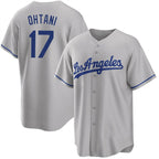 Los Angeles Dodgers #17 Shohei Ohtani Gray JEROMEN Cool Base Stitched Jersey