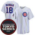 Chicago Cubs #18 Sh¨­ta Imanaga White JEROMEN 2025 World Tour Tokyo Series Home Stitched Jersey
