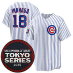Chicago Cubs #18 Sh¨­ta Imanaga White JEROMEN 2025 World Tour Tokyo Series Home Stitched Jersey