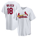 St. Louis Cardinals #18 Jordan Walker White JEROMEN Home Official Replica Player Jersey