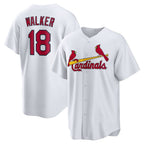 St. Louis Cardinals #18 Jordan Walker White JEROMEN Home Official Replica Player Jersey