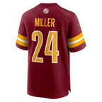 W.Commanders #24 Von Miller Burgundy JEROMEN Team Game Jersey