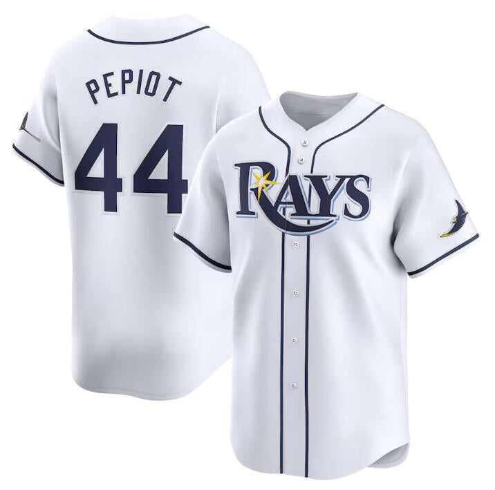 Tampa Bay Rays #44 Ryan Pepiot White JEROMEN Home Limited Stitched Jersey