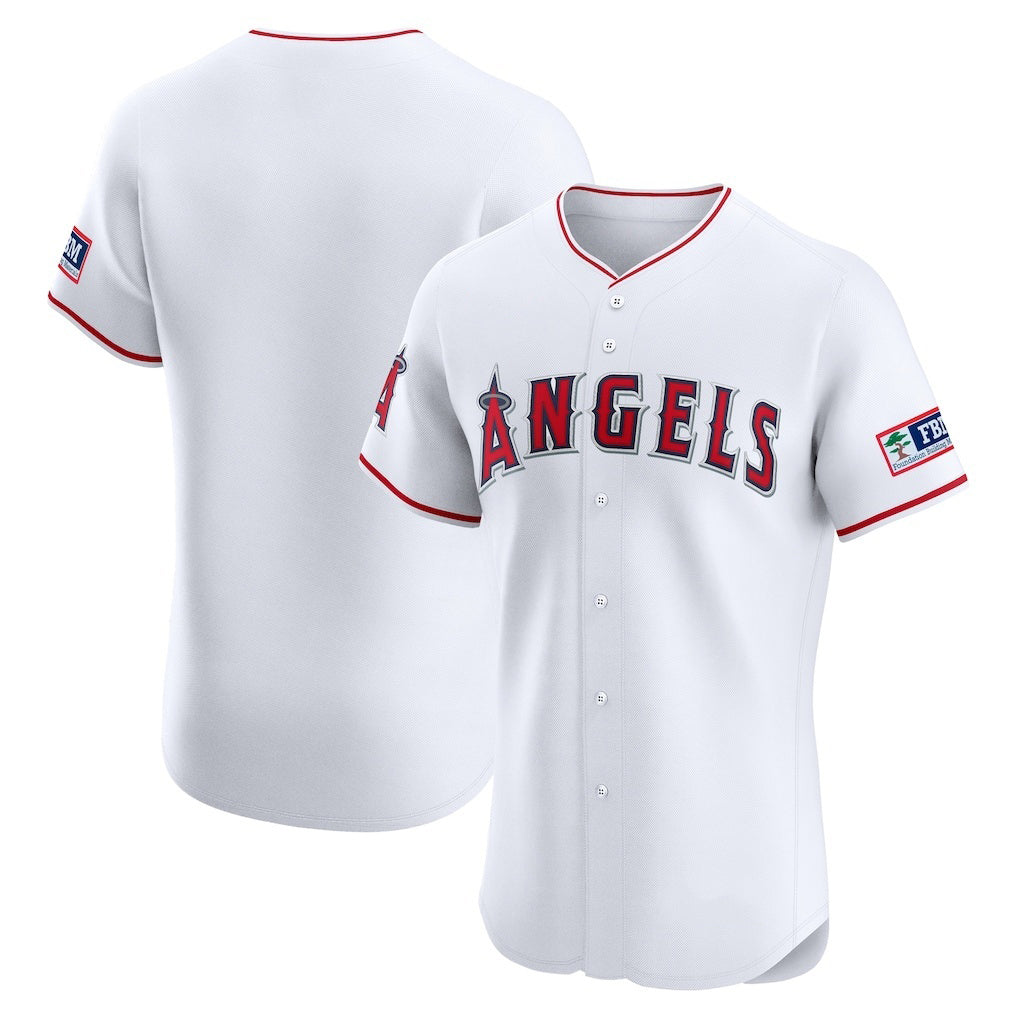 Los Angeles Angels White JEROMEN Home Limited Jersey
