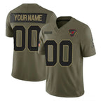 Custom A.Cardinals Active Player Olive JEROMEN 2025 F.U.S.E. Salute to Service Limited Stitched Jersey