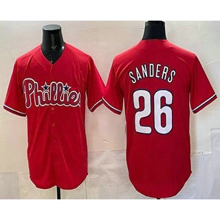 Philadelphia Phillies #26 Ben Sanders Red JEROMEN Cool Base Stitched Jersey