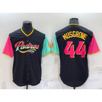 San Diego Padres #44 Joe Musgrove Black JEROMEN 2022 City Connect Cool Base Stitched Jersey