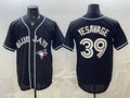 Toronto Blue Jays #39 Trey Yesavage 2026 Fashion Replica Black JEROMEN Out Stitched Jersey