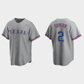 Texas Rangers #2 Marcus Semien Gray JEROMEN Cool Base Stitched Jersey