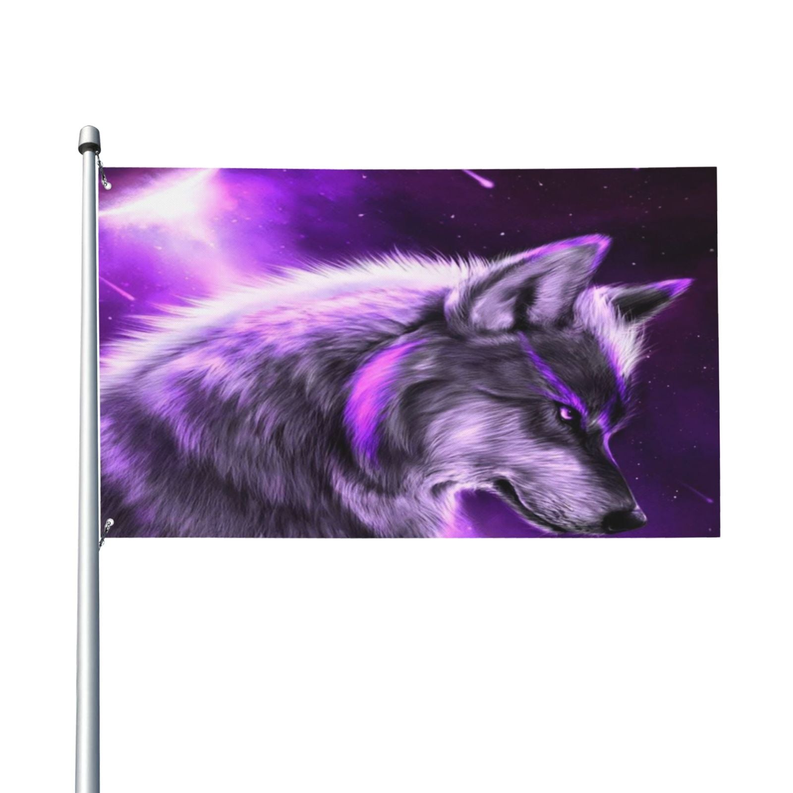 Keyword2 Purple Wolf A Flag - Main Image