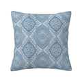Keyword1 Dusty Turquoise Medallion Pillow 18x18in - Main Image
