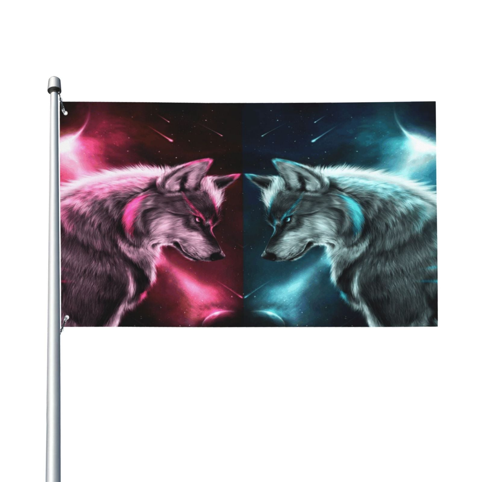 Keyword3 Galactic Wolf Flag - Main Image